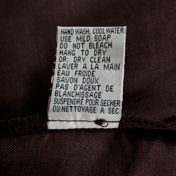 Alice Blue Button Down Brown Linen Tunic - Picture 13 of 15